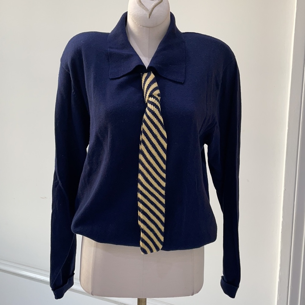 Vintage teacher/mom sweater, medium, Evan-Picone
